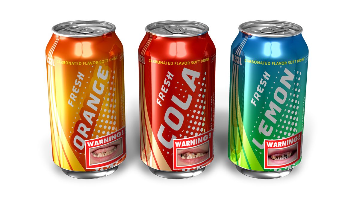 Graphic health labels on soft drinks give drinkers second thoughts
