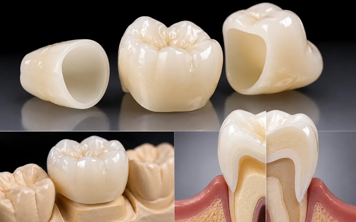 modern porcelain crowns