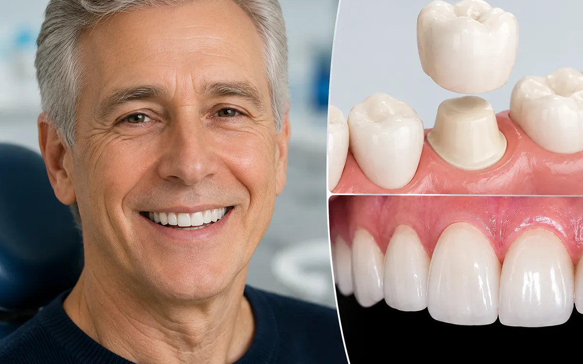 modern porcelain crowns